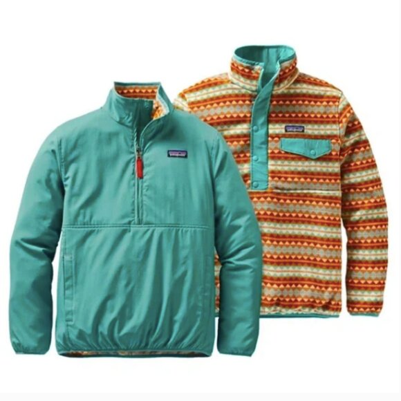 Patagonia Fleece Reversible Snap-T Glissade Pullover